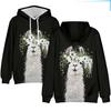 Sudadera con capucha para hombre de AliExpress, superventas transfronteriza, para primavera y otoño, holgada, casual, de manga larga, moda, estampado de animales 3D
