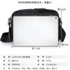Moda Trendy Cuero Genuino Horizontal Pequeño Bolso Cruzado para Teléfono Casual Lujo Ligero Capa Superior Cuero Vacuno Bolso de Hombro para Hombre Personalizado