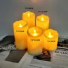 Vela Falsa de Simulación LED Lámpara de Vela Electrónica Expresión Romántica de Boda Escenario Decoración Musical Script Kill Lead Lámpara de Calle