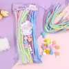 Tira de pelúcia com arame torcido, buquê feito à mão, saco de material DIY, raiz fofa criptografada, terno feito à mão para menina borboleta