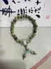 Pulseira de Cerâmica Jingdezhen Pulseira Estilo Étnico Joia de Círculo Único Pulseira de Contas com Fio Elástico Feito à Mão Fabricante Fornecedor