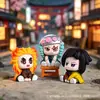 Novo Conjunto Completo de Figuras de Resina Demon Slayer Versão Q Figuras de Anime Bonecos de Presente Caixa Surpresa Mercadoria Atacado