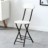 Silla con respaldo, silla de entrenamiento, silla de computadora simple portátil para dormitorio estudiantil, plegable, compacta, resistente, ocupa poco espacio