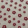 Pegatinas para Uñas con Patrón de Hormiga Pegatinas de Flores Rojas Pequeñas en Relieve Decoraciones Lindas Versátiles para Uñas de Año Nuevo Venta al por Mayor Yt7985