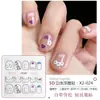 [Série X2] Adesivos Tridimensionais Adesivos 3D para Nail Art Adesivos de Diamante Joias Adesivos para Rosto DIY Adesivos Populares do Instagram para Nail Art Joias