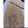 Vestido de Noite Francês com Aplicações de Pérolas, Bordado Pesado Branco, Tecido de Renda em Rede, Renda para Noivas