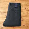 Calça Comprida Nova Estilo Espinha de Peixe Respirável Fina de Verão Calça Reta Solta Casual de Alta Qualidade Tencel Linho para Homens