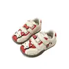 Zapatos Deportivos Infantiles de Lunares Nuevos Primavera y Otoño Zapatos Casuales Zapatos de Carrera Funcionales Suaves Antideslizantes para Niñas