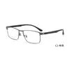 Nuevos armazones de metal de acero para anteojos de hombre estilo business casual con patillas de plástico y acero, venta al por mayor desde fabricante de Danyang, se pueden adaptar con lentes de prescripción