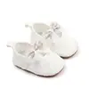 En stock directo lindo lazo princesa encaje suela de goma suave con zapatos para bebé niña niño pequeño BXC3065