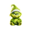 Pendente para Carro de Cartoon Grinch Bebê de Oito Peças, Pingente para Árvore de Natal, Decoração de Casa - Lançamento Transfronteiriço