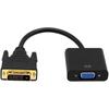 Convertidor DVI a VGA dvi24 1 vga con chip 1080P cable HD de computadora a monitor