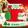 Moldura de Foto DIY Não Tecido de Natal Atividade Pai-Filho para Jardim de Infância Kit de Material para Moldura de Foto Artesanal Moldura de Foto de Natal