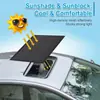Teto solar de carro, Rede de mosquiteiro magnética, Malha de proteção solar com isolamento térmico, Cortina anti-mosquito para sedã, Protetor solar de janela de carro com proteção UV