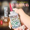Nuevo Encendedor Floral Colorido en Relieve con Llama Roja, Encendedor de Cigarrillos a Prueba de Viento, Encendedor de Regalo de Alto Valor para Comercio Transfronterizo