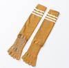 Otoño e Invierno nuevos calcetines largos de yoga para mujer de cinco dedos a rayas de alta calidad antideslizantes cálidos calcetines para piernas simples de tres barras