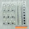 Pegatina para la Cara Pegatina de Diamantes de Imitación Perla Diamante Pegatina de Diamante Flash de Rendimiento Pegatina para Cejas Lunar de Desgarro Pegatina de Maquillaje para Ojos Pegatina para la Cara Joyería de Amor Mariposa