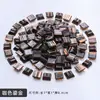 Mosaico 1cm Fio de Ouro Vidro Artesanal Material DIY Colagem Granular Derretimento a Quente Fio de Ouro por Toda Parte Areia de Quartzo Cristal