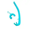 Snorkel de silicona líquida tipo húmedo, tubo de snorkel para apnea hecho a medida, snorkel plegable y guardable