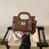 2026 Nuevo Bolso de Mano con Asa de Cadena Tejida de Lujo, Bolso de Hombro Cruzado de Gama Alta de Nicho para Mujer