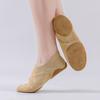 Zapatos de baile para mujer adulta, zapatos de baile elásticos de suela suave, zapatos de baile de jazz moderno de caña alta, zapatos de ejercicio tejidos Bisaifei