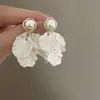 Pinzas para Orejas de Perla Vintage, Sin Perforación, Pendientes Minimalistas de Nicho, Brazaletes para Orejas, Accesorios para Orejas con un Toque de Lujo Ligero, Aretes con Forma de Espiral para Mosquitos