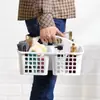 Cesta de Banho com Compartimentos para Dormitório de Estudante, Bolsa de Chuveiro Drenante, Cesta de Armazenamento Portátil, Caixa de Armazenamento de Materiais, Porta-Cesta