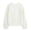 Cardigan de tricô de manga comprida elegante estilo europeu e americano ins 2026 nova moda Amazon atacado feminino roupa de trabalho