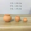 Mini comida y juego modelo diy arcilla de simulación mini bolsillo maceta de cerámica tarro comida y juego nostálgico cocina