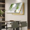 Pintura Decorativa Moderna Minimalista para Caja de Medidor Eléctrico con Plantas Verdes, Caja de Distribución, Caja de Interruptores, Caja de Interruptores para Sala de Estar, Cubierta para Caja Eléctrica Fuerte, Pintura Colgante