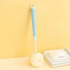 Artefacto retráctil de mango largo dos en uno para frotar la espalda en la bañera, cepillo de baño de doble cara fuerte para frotar la espalda, mango largo, bola de baño de pelo suave