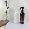 En stock, botella de spray antiácaros de 300 ml, botella de embalaje de plástico PET, botella de plástico antiácaros marrón, botella de spray de alcohol