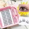 Set de Pestañas Postizas Transfronterizo, Gran Capacidad, Pestañas Postizas de Girasol Doble Punta Ligeras y Delgadas, Atmósfera de Lujo Puro, Agrandamiento Natural