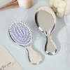 Mini Pente de Almofada de Ar Cor Eletrodepositada Pequeno Pente de Bolsa de Ar Portátil Baggable Pente de Massagem Infantil Presente Pente de Cabelo