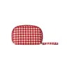 Bolsa de Maquiagem de Grande Capacidade, Bolsa de Armazenamento Portátil com Divisórias, Bolsa de Mão à Prova d'Água, Bolsa de Armazenamento Simples de Viagem de Alto Valor Estilo Ins