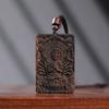Venta Directa de Fábrica Colgante de Agarwood de la Diosa de la Misericordia de las Mil Manos, Talla Unilateral, Material de Agarwood, Joyería Unisex, Adorno Colgante, Juguete Cultural, Arte en Madera