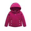 Procesamiento Personalizado de Ropa Infantil Chaqueta de Algodón Rojo Rosa Azul Marino Chaqueta Gruesa para Deportes al Aire Libre