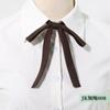 Jk color sólido tira delgada cuerda de cuello uniforme marinero uniforme escolar accesorios pajarita pequeño mango largo flor de cuello fabricantes en stock