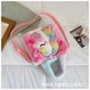 Nueva Bolsa Pequeña Linda de Dibujos Animados de Unicornio para Niños, Bolsa de Celebridad de Internet de Peluche para Mujer 2023, Bolsa Cruzada para Teléfono Móvil