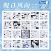 Libro de Pegatinas Insdeco para Collage Gratis Ins de Alto Valor Guka Funda para Teléfono Móvil Manualidades DIY Collage Pegatinas Decorativas
