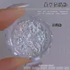 Polvo de Terciopelo de Nieve para Uñas de Alta Calidad, Artículo Popular de Celebridades de Internet, Brillo de Copo de Nieve Iluminador, Decoración de Uñas de Brocado de Nube Ópalo Aurora con Brillo Fino