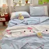 Capa de Cama de Algodão Acolchoado Classe A Primavera e Verão Colcha de Verão Conjunto de Quatro Peças Colcha Refrescante de Verão Colcha de Ar Condicionado Tecnologia de Costura Triangular Item Quente de Venda ao Vivo 1