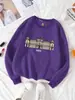 Sudadera Estampada Palacio Real de Madrid para Mujer Estilo Urbano Cuello Redondo Pulóver Y2K Ropa Casual Otoño