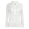 Camisa Plisada Primavera 2026 para Mujer, Camisa de Estilo Básico de Diseñador, Versátil Top Chaqueta Versión Coreana Simple
