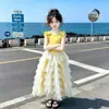 Traje de Falda para Niña Verano 2026 Nuevo Estilo Falda de Gasa Hinchada Infantil Dulce Sin Mangas Estilo Princesa Conjunto de Dos Piezas Moderno
