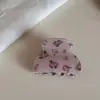 Pinza para el cabello floral de rosa retro rosa para mujer, Pasador de alta gama, Pinza para el cabello para recogidos, Pinza de tiburón, Accesorio para el cabello de color primaveral, Estilo nuevo