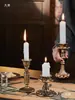 Ornamentos de Castiçal Europeu Antigo Desgastado Adereços para Fotografia de Fotos Fundo Decoração de Casa Exibição para Fotos Clássico Antigo