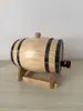 Suministro del Fabricante Barril de Roble Barril de Vino Tinto Barril de Madera de Roble Barril de Pino Barra Bodega Exposición Barril de Madera de Vino Tinto