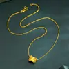 Loja de ouro com o mesmo estilo de pulseira de cintura fina olho de gato dourado areia pingente Passepartout pulseira olho de gato escovado moda versátil presente