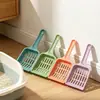 Pala para Arena de Gato de Plástico al por Mayor, Herramienta de Limpieza, Suministros para Mascotas, Pala para Arena de Gato con Diseño de Malla